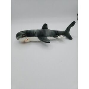 Vintage 1999 K&M International Shark Plush Toy Stuffed